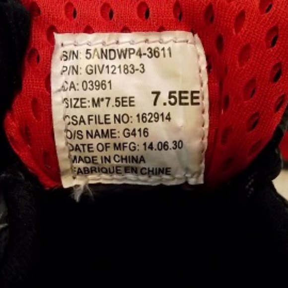 DAKOTA TARANTULA Mens Work Pro Steel Toe Shoe, CSA - Picture 5 of 8